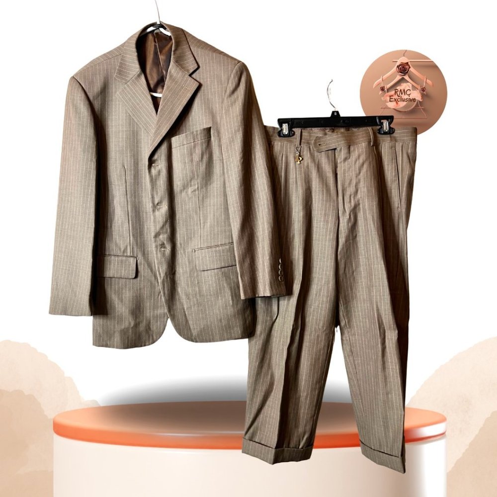 Montefino | Stripes Suit Pants
